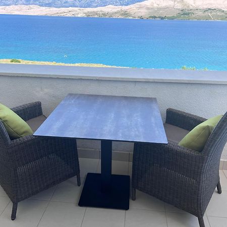 Studio Apartma Pag Blue Ocean 1 With Sea View Pag Town Exteriér fotografie